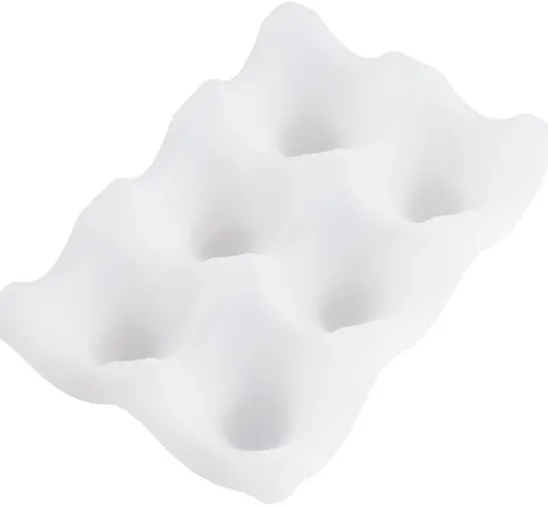Silikon Gießform "6er Eierpalette"