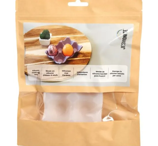 Silikon Gießform "6er Eierpalette"
