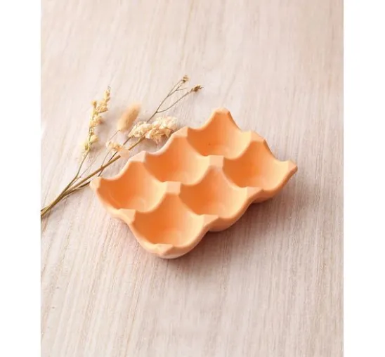 Silikon Gießform "6er Eierpalette"