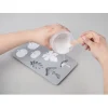 Silikon-Gießform "Kürbis, Pilz, Blatt"