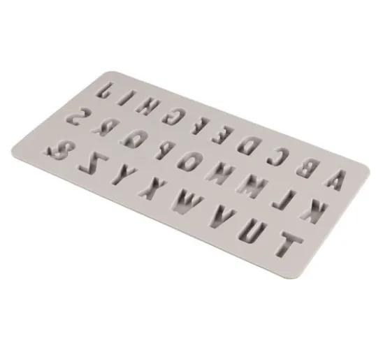 Silikon Gießform "Mini ABC"