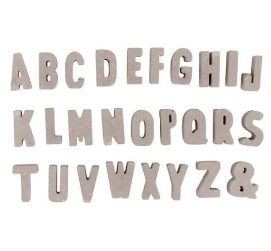 Silikon Gießform "Mini ABC"