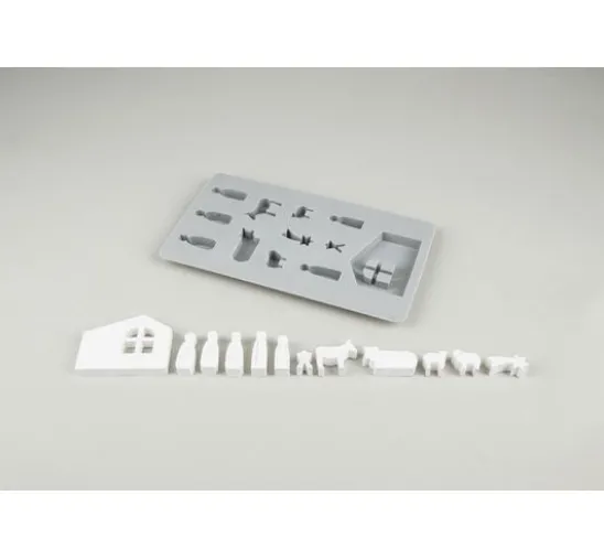 Silikon-Gießform "Mini Krippe"