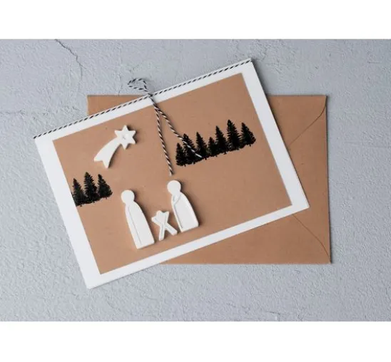 Silikon-Gießform "Mini Krippe"