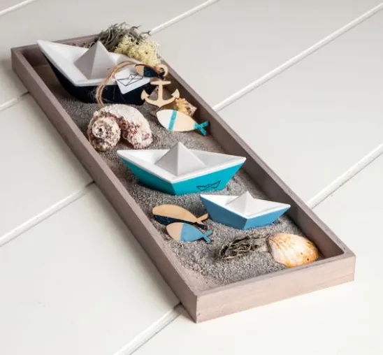 Silikon Gießform "Origami Boote"