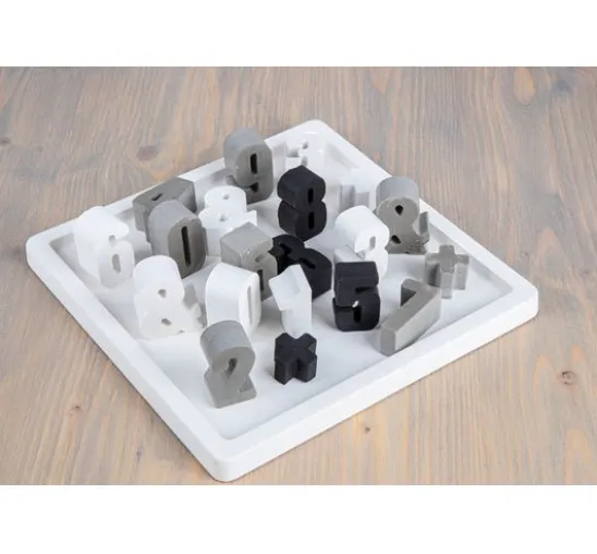 Silikon Gießform-Set "ABC & 0-9"