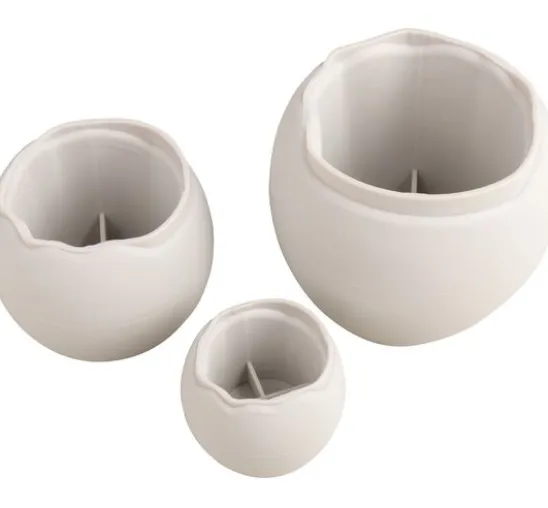 Silikon Gießform "Vase Wellenrand"