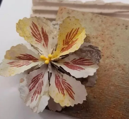 Silikonstempel für Faltblume "Malva"