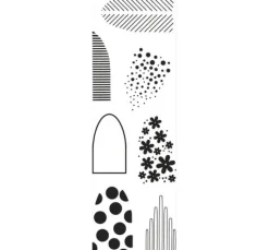 Silikonstempel für Faltblume