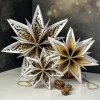 Silikonstempel für Faltstern Groß "Christmas"