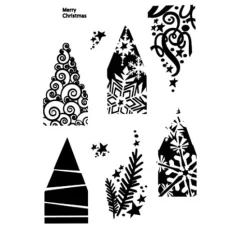 Silikonstempel für Faltstern Groß