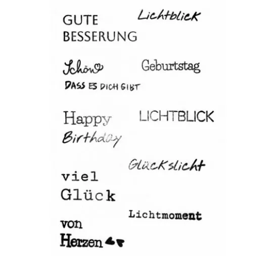 Silikonstempel für Marinas Licht