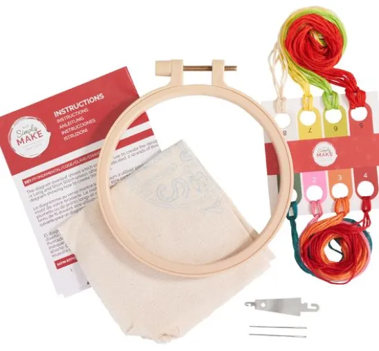 Simply Make - Embroidery By Numbers