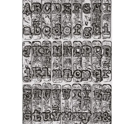 Sizzix A5 3D-Prägeschablone by Tim Holtz