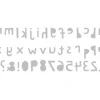 Sizzix Bigz Stanzschablone " XL Alphabet Die - Cutout Lower by Tim Holtz"