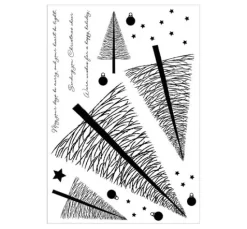 Sizzix Clear Stamp and Stencil Set