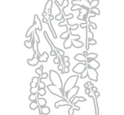 Sizzix Framelits Stanzschablone by 49 and Market "Fine Stems 02"