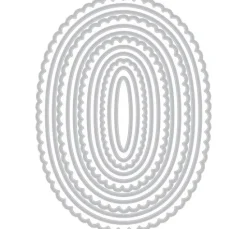 Sizzix Framelits Stanzschablone "Fancy Ovals"