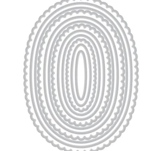 Sizzix Framelits Stanzschablone "Fancy Ovals"