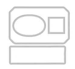 Sizzix Framelits Stanzschablone und Clear Stamps 