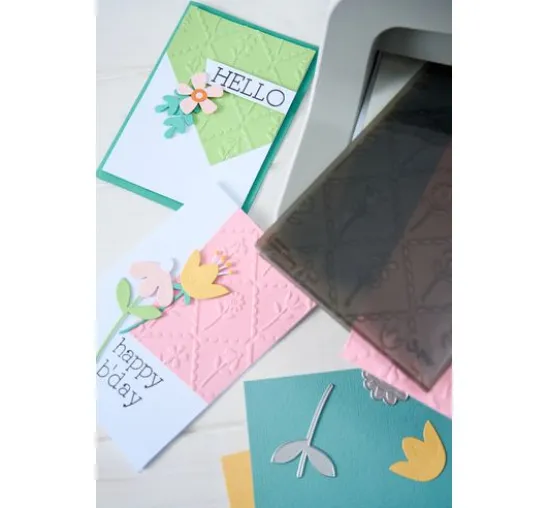 Sizzix Multi-Level-Prägeschablone "Framed Florals"