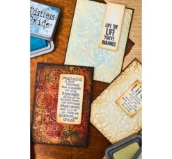 Sizzix Multi-Level-Prägeschablone "Vault Airmail by Tim Holtz"