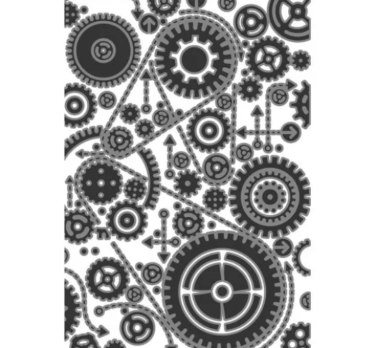 Sizzix Multi-Level-Prägeschablone "Vault Gears by Tim Holtz"