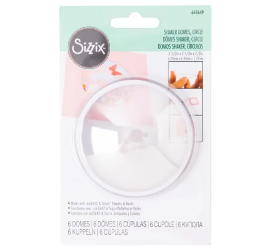 Sizzix Shaker Domes "Rund"