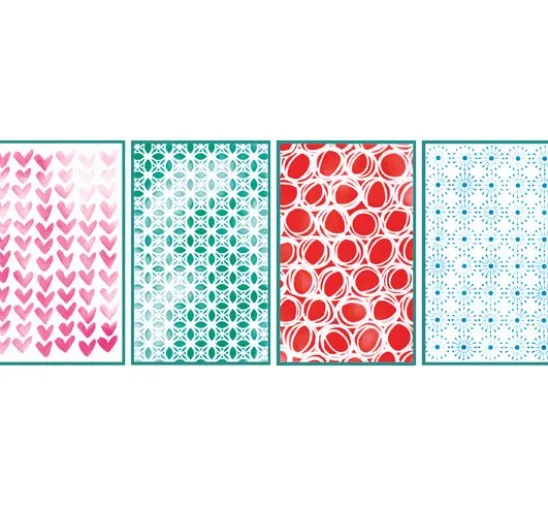 Sizzix Stencil Set "Backgrounds"
