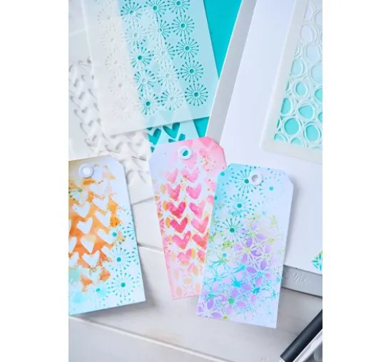 Sizzix Stencil Set "Backgrounds"