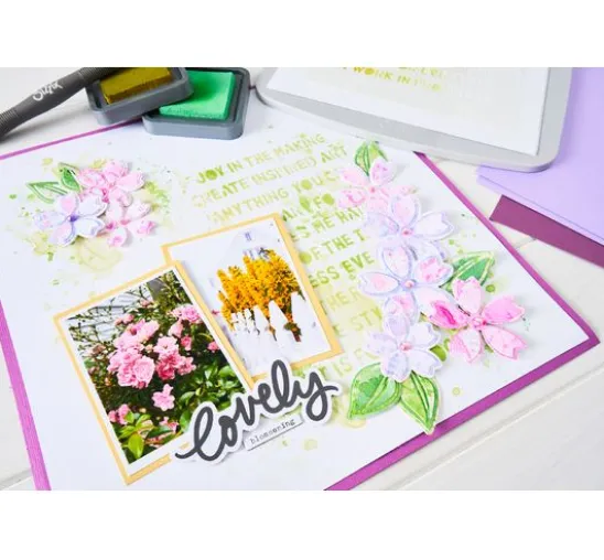 Sizzix Stencil Set "Words and Numbers"