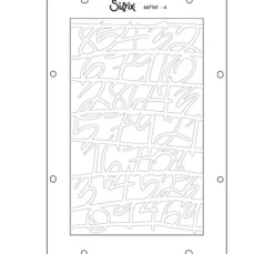 Sizzix Stencil Set