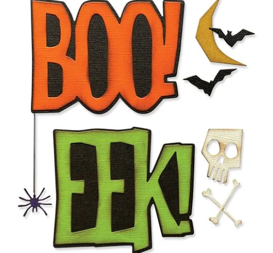 Sizzix Thinlits Stanzschablone "Big Frights by Tim Holtz"
