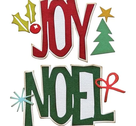 Sizzix Thinlits Stanzschablone "Big Tidings by Tim Holtz"