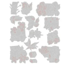 Sizzix Thinlits Stanzschablone "Brushstroke Flowers Mini by Tim Holtz"