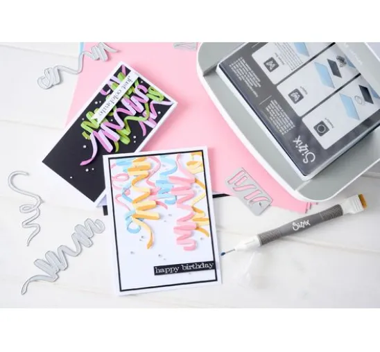 Sizzix Thinlits Stanzschablone "Celebration Streamers by Tim Holtz"
