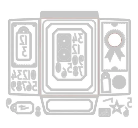 Sizzix Thinlits Stanzschablone "Collector by Tim Holtz"