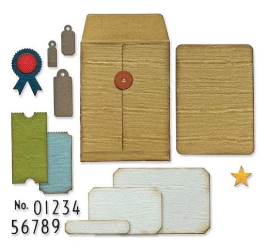 Sizzix Thinlits Stanzschablone "Collector by Tim Holtz"