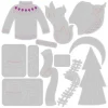Sizzix Thinlits Stanzschablone "Cozy Woodland"