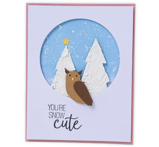 Sizzix Thinlits Stanzschablone "Cozy Woodland"