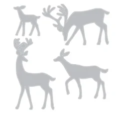 Sizzix Thinlits Stanzschablone "Darling Deer by Tim Holtz"