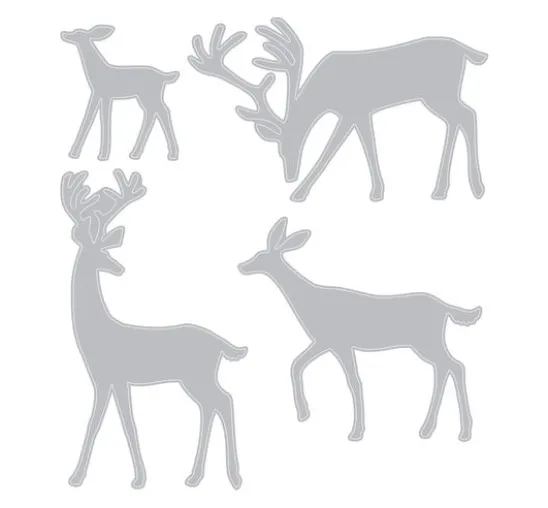 Sizzix Thinlits Stanzschablone "Darling Deer by Tim Holtz"
