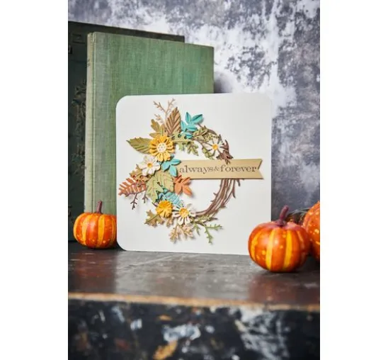 Sizzix Thinlits Stanzschablone "Foliage Wreath by Tim Holtz"