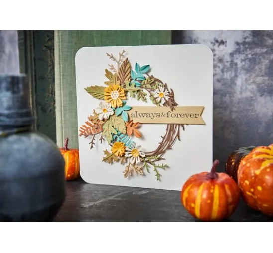 Sizzix Thinlits Stanzschablone "Foliage Wreath by Tim Holtz"