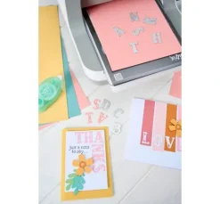 Sizzix Thinlits Stanzschablone "Folk Alphabet"