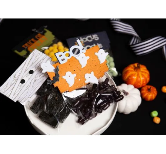 Sizzix Thinlits Stanzschablone "Halloween Toppers"