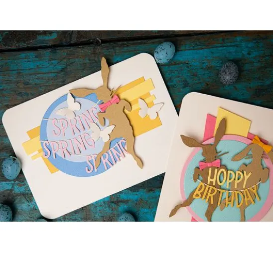 Sizzix Thinlits Stanzschablone "Hippity Hop by Tim Holtz"