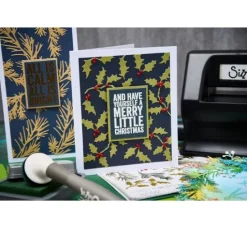 Sizzix Thinlits Stanzschablone "Holiday Greens by Tim Holtz"