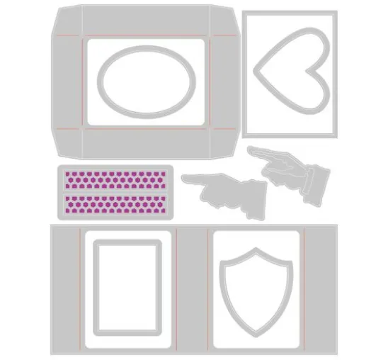 Sizzix Thinlits Stanzschablone "Matchbox by Tim Holtz"