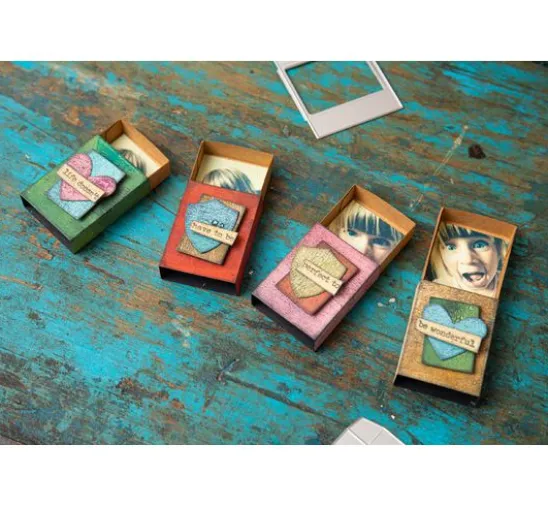 Sizzix Thinlits Stanzschablone "Matchbox by Tim Holtz"